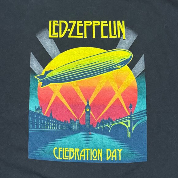 Led Zeppelin Celebration Day Band T-Shirt | Black Graphic Tee | Size 2XL - Picture 9 of 9